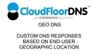 Using Geographic (GEO) DNS to deliver custom content