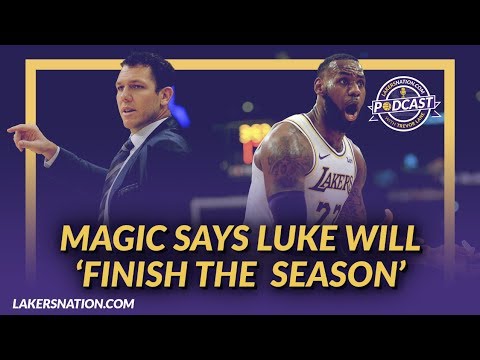Video: Lakers Podcast: Magic on Sticking With Luke As Coach & Assesment of First 10 Games