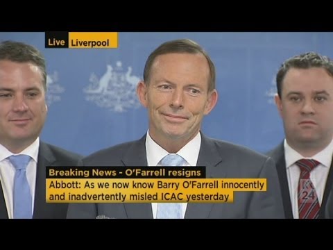 Abbott questions reporter over 'corruption smear'