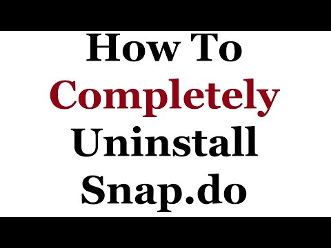 how to remove snap do from windows xp