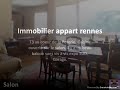 Immobilier appart rennes
