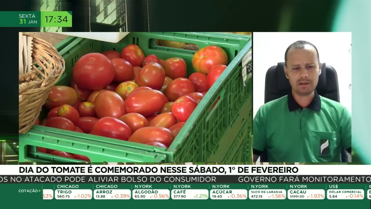 Dia do Tomate foi comemorado nesse sábado, 1º de Fevereiro