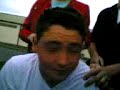 adam mcmullen gettign his eyebrows plucked :)