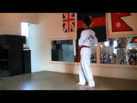 ashrarai1 - Tae Kwon Do demonstration QG Signals ex-members 2012 gathering.