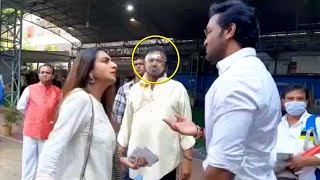 Surekha Vani Serious Argument With Manchu Vishnu I