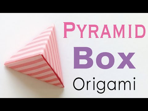 Origami Pyramid Gift Box