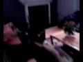 Jim Chicco gets hit with a 2 liter