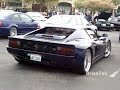 Koenig Bodied Ferrari Testarossa Twin Turbo Start Accelerate Koenig Bodied Ferrari Testarossa Twin Turbo Start Accelerate