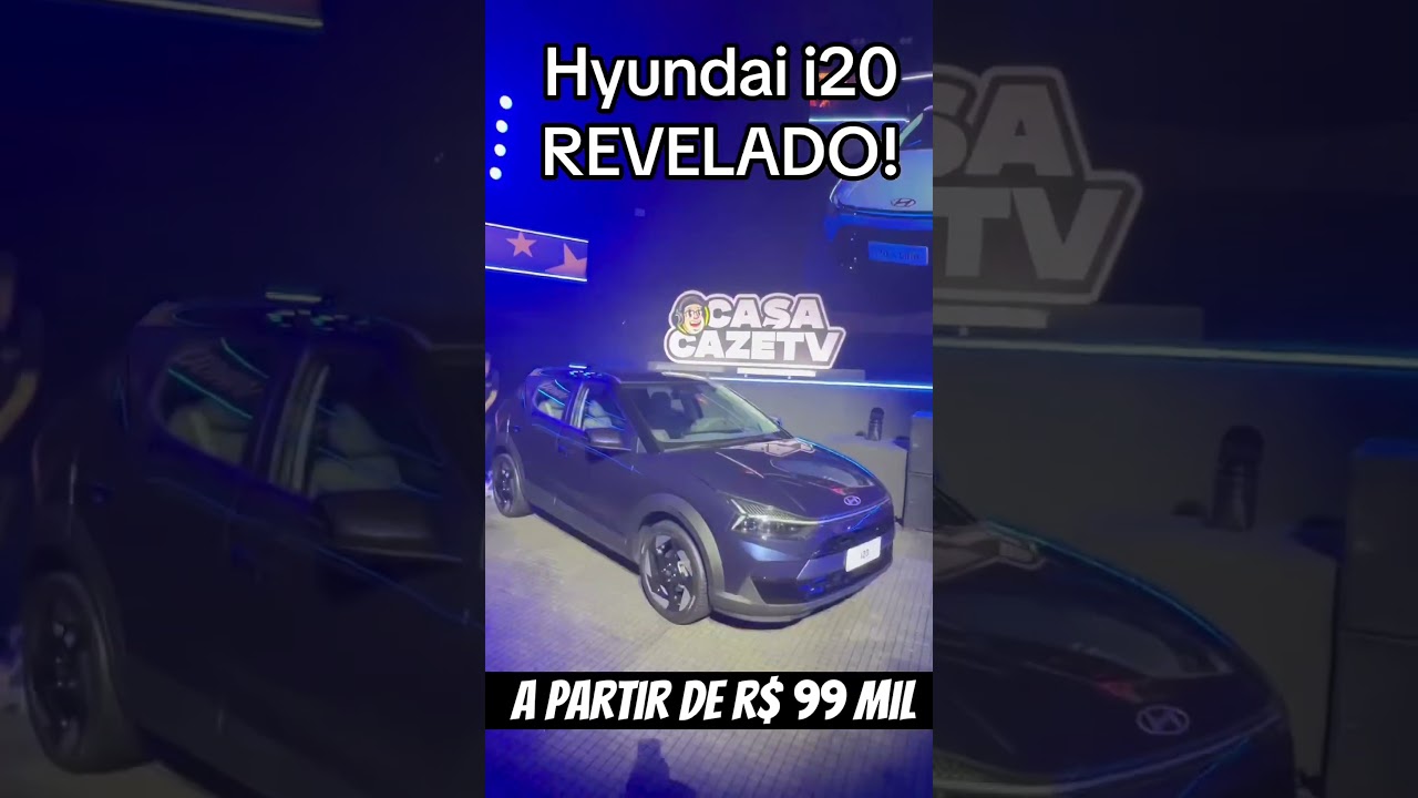 Hyundai i20 é um CARRO GLOBAL E A ESTREIA ACONTECE NO BRASIL 🇧🇷a partir de R$ 99,9 mil