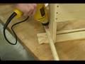 How to Make an Adirondack Side Table : Installing the Top Slats of an Adirondack Side Table