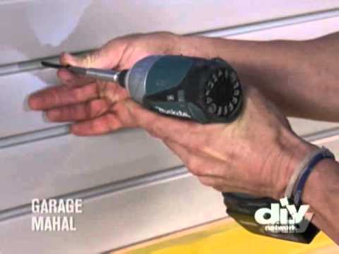 how to fasten slatwall