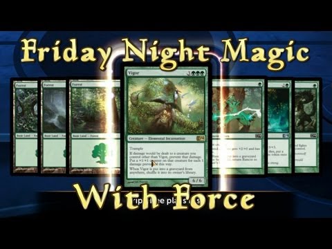 FNM with Force - Mighty Strong /flex (MTG Duels 2014 Multiplayer)