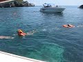 Swimming at the Thai National Marine Park off of Koh Samui Thailand Swimming at the Thai National Marine Park off of Koh Samui Thailand