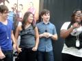Part of the cast of Glee q&a in Natick Massachusetts
