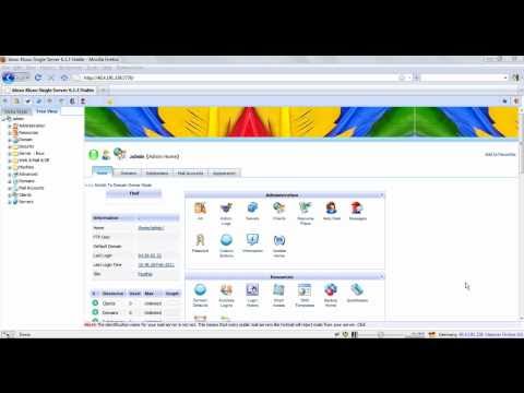how to access kloxo control panel