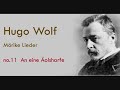 Hugo Wolf Mörike Lieder An eine Äolsharfe