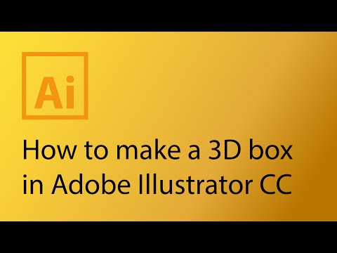 How to make a 3D box package in Adobe