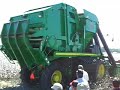 see the new john deere self propelled 7760 cotton picker in action at sunbelt ag expo.