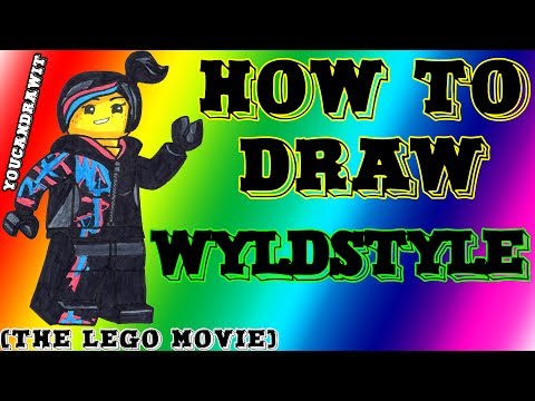 how to draw wyldstyle from the lego movie