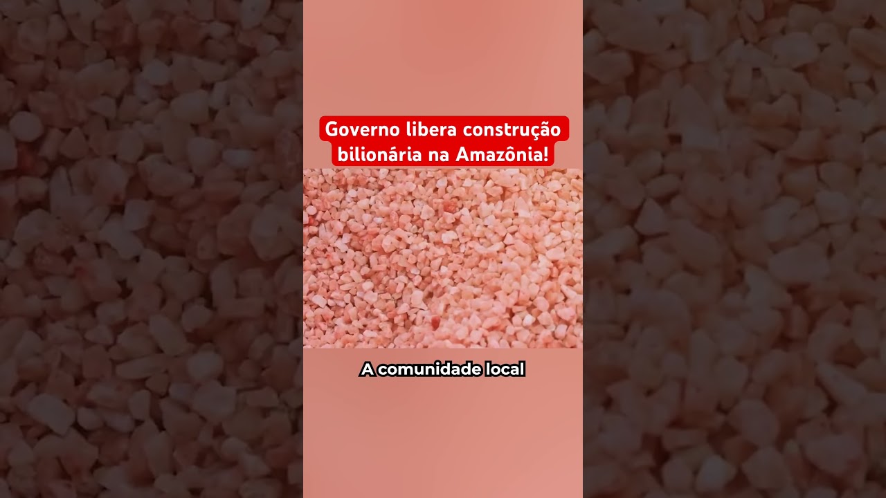 Governo Libera Construção Bilionária Na Amazonia