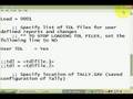 Tally 7.2 tutorial video