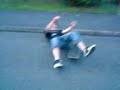 Tom Dean falls of a skateboard!