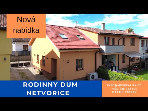 Video Exkluzivní prodej RD v Netvořicích - kolaudace 2024