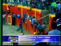 Toro Escapa de Coso Taurino en Huari Ancash