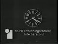 Klassisk TV1-klocka 1978
