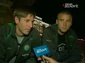 Boruc and Zurawski in Celtic making jokes