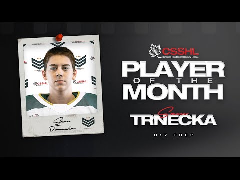 Sam Trnecka | U17 Prep December Player of the Month