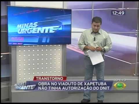 xapetuba - Obra do trevo xapetuba foi retomada sem autorizaçao do DNIT.com imagens BAND TRIANGULO, No comando Amarildo Maciel...