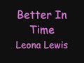 leona lewis better in time