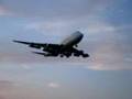 Boeing 747 Singapore Airlines - landing at Zürich - ZRH