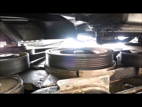 HOW TO REMOVE REPLACE HARMONIC BALANCER AUDI A8 A6 4.2L