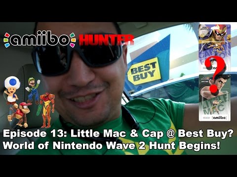 Amiibo Hunter: Episode 13 - Little Mac & Captain Falcon @ Best Buy? World of Nintendo Wave 2!