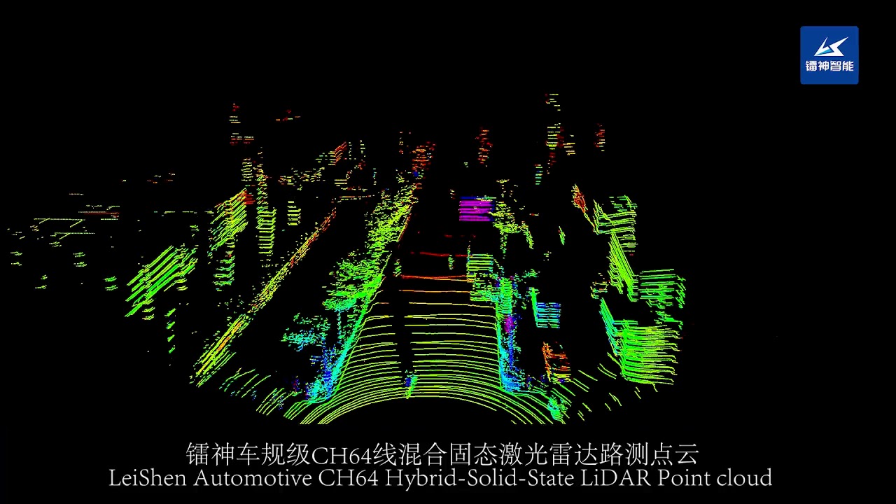 CH Hybrid-Solid-State LiDAR Nuage de points