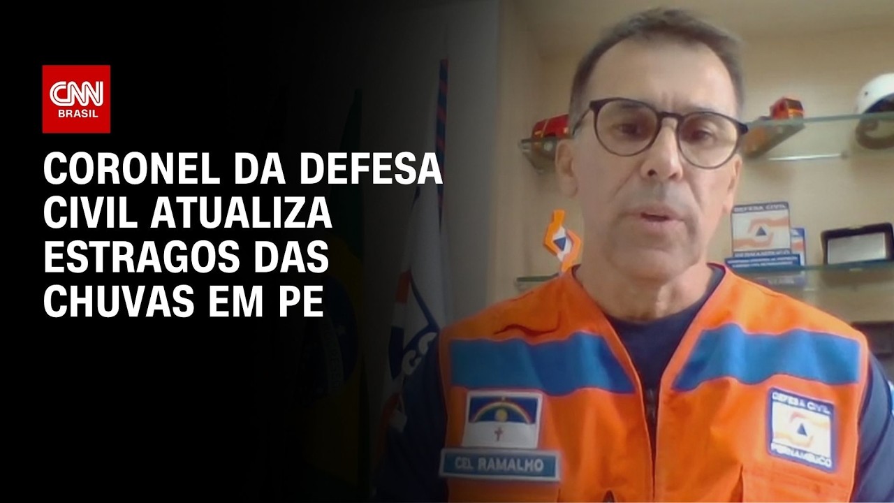 Coronel da Defesa Civil: “Este é o período do ano mais chuvoso em Pernambuco” | AGORA CNN