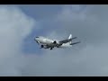 ibiza airport a/c on final approach 