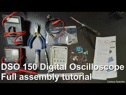Banggood DSO150 15001K DIY Oscilloscope Assembly Walkthrough