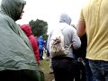 Walk in the rain at the Cambridge Folk Festival 2008