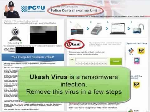 how to remove ukash virus