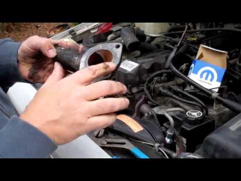 How To Change Thermostat on Jeep Cherokee 4.0 inline six