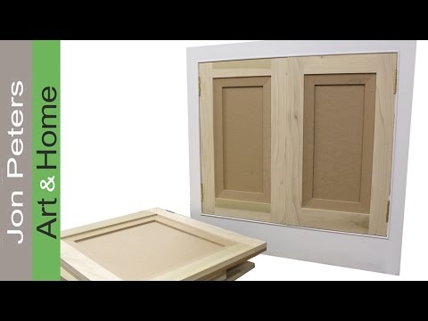 making doors - http://www.jonpeters.com/ and hang flat panel cabinet doors by Jon Peters.