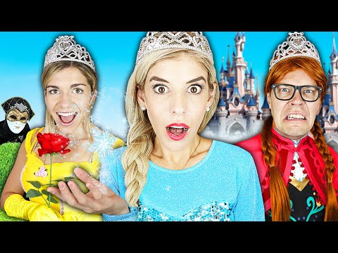 24 Hours As a Disney Princess Challenge to Find Rebecca's Missing Memory!