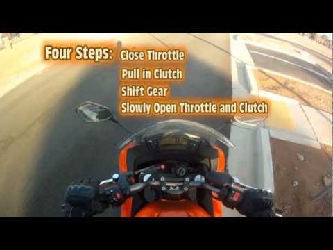 Motorcycle Lesson: Shifting Gears