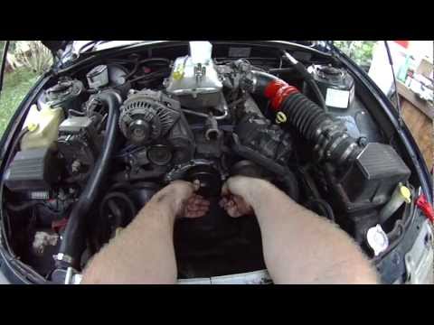 how to replace belt tensioner vs commodore
