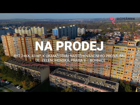 Video Byt 2+kk, 43 m², komora, možnost okamžitého nastěhování nebo pronájmu, ul. Zelenohorská, Bohnice