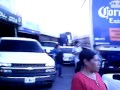 Trailer que se impacto por el Boulevard No Reelección en Navojoa Sonora