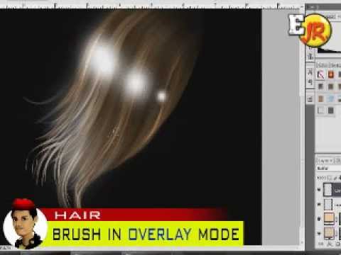 how to vector hair